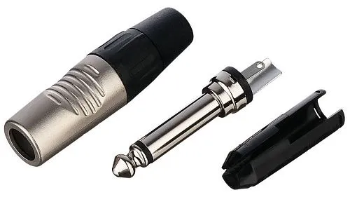 Rean RP2C Разъем на кабель 1/4” Male (6,35 мм), моно.
